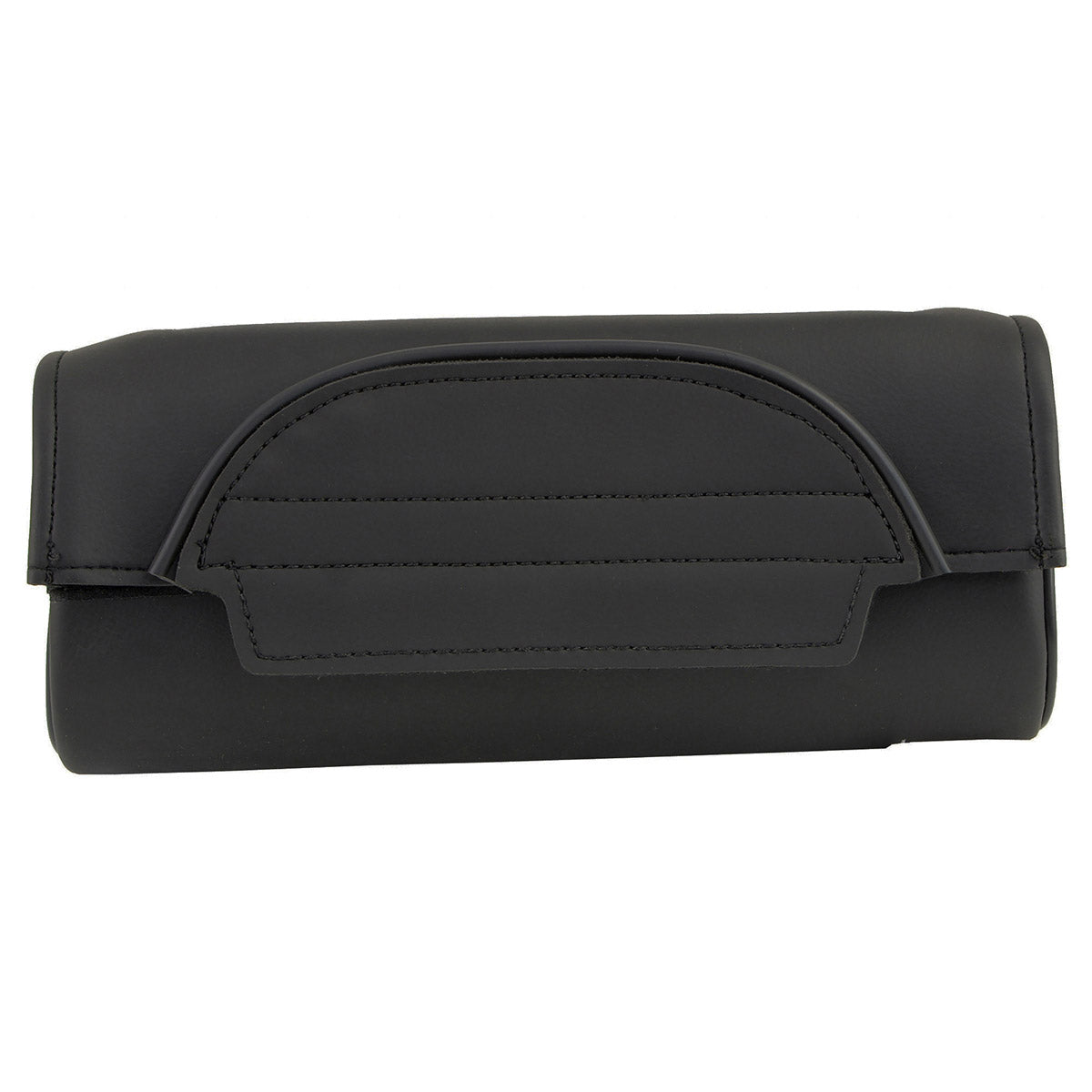 Milwaukee Leather SH621 Black PVC Motorcycle Tool Bag with Self FastenerClosure