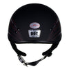 Hot Leathers Tribal Black Motorcycle Skull Cap Half Helmet DOT Approved HLT68