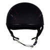 Hot Leathers Tribal Black Motorcycle Skull Cap Half Helmet DOT Approved HLT68