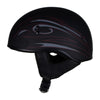 Hot Leathers Tribal Black Motorcycle Skull Cap Half Helmet DOT Approved HLT68