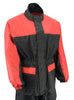 NexGen XS5031 Women's Red and Black Water Proof Rain Suit with Cinch Sides