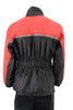 NexGen XS5031 Women's Red and Black Water Proof Rain Suit with Cinch Sides