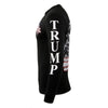 Biker Clothing Co. BCC117012 Men's Black 'Make America Great Again' Motorcycle Long Sleeve T-Shirt