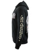 Biker Clothing Co. BCC118000 Men's Black '2nd Amendment Fought and Paid For' Motorcycle Skull Hoodie