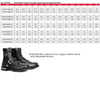 Hot Leathers BTM1006 Men's Wide Width Black 8-inch Logger Leather Boots with Adjustable Buckle