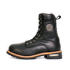 Hot Leathers BTM1011 Men's 8-inch Two Tone Logger Leather Lace Up Boots