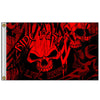 Hot Leathers FGA1082 Over The Top Skulls Flag 3 Foot x 5 Foot