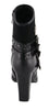 Milwaukee Leather MBL9433 Women's Black Triple Strap Riding Boot with