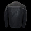 Milwaukee Leather ML1408RT Men's Retro Brown 'Savage' Sporty Crossover Retro Leather Jacket