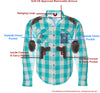 Milwaukee Performance MPM1631 Men's Armored Checkered Flannel Biker