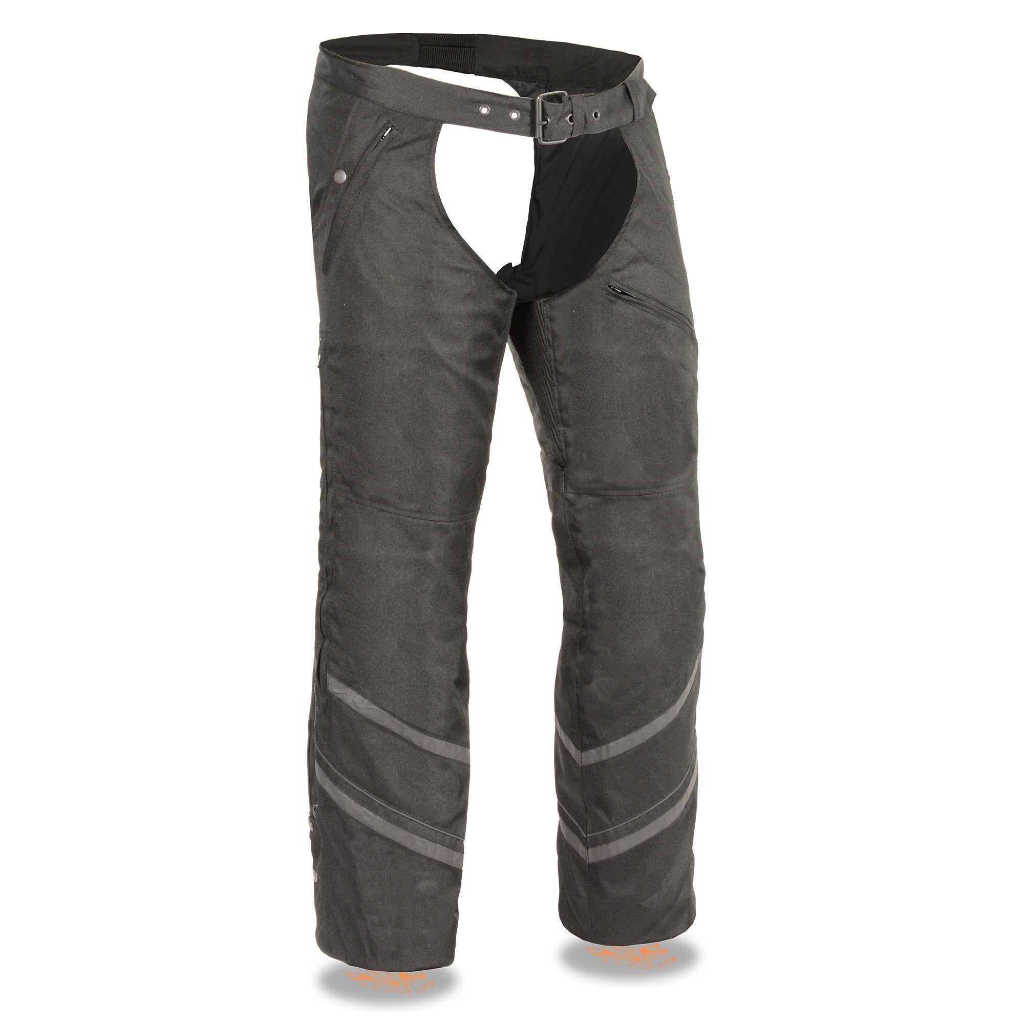 Milwaukee Leather MPM5700 Men's Vented Textile Chap with Snap Out Thermal Liner
