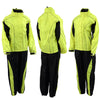 NexGen Men’s XS5021 Neon Green Hi-Viz Hooded Water Proof Rain Suit