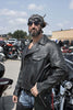 Milwaukee Leather LKM1770 Men's Black Premium Thick Leather Motorcycle Jacket Brando Style Biker Jacket