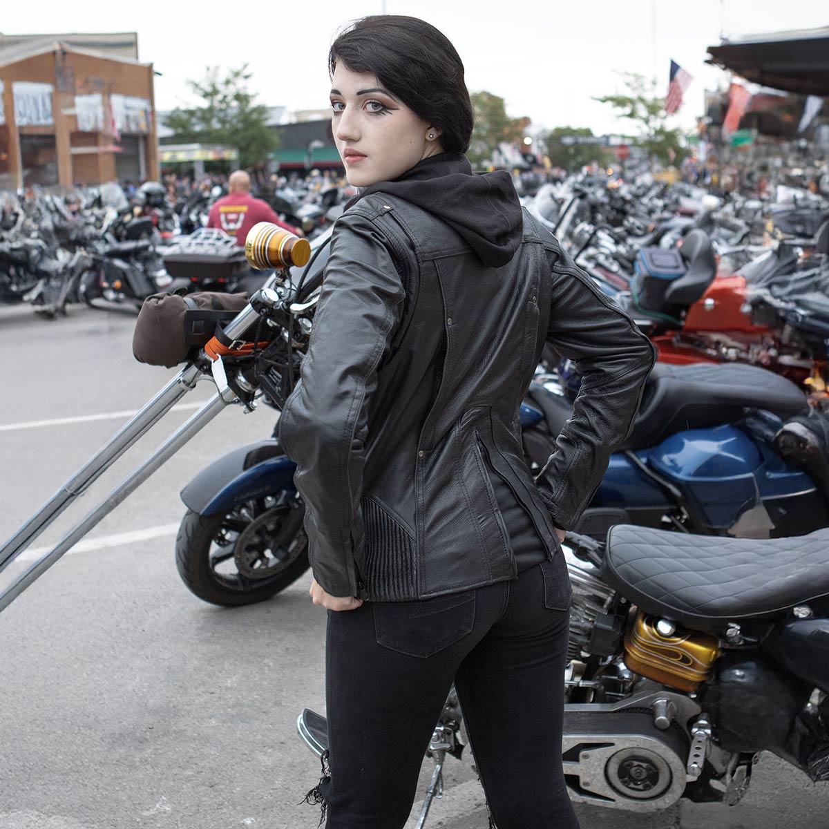 Hot Leathers Mesh Motorcycle Jacket With Concealed Carry NexGen