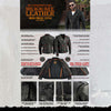 Milwaukee Leather LKM1711 Black Leather Motorcycle Jacket for Men, Thick Police Style Biker Jacket w/ Side Lace