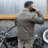 Milwaukee Leather MLM1503 Men's Distressed Brown Racer Motorcycle Vented Leather Rider Jacket