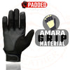 Milwaukee Leather SH76101 Men's Black and Grey Textile Mesh Motorcycle Mechanics Hand Gloves W/ Amara Cloth Bottom