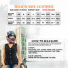 Milwaukee Leather MDL4000 Women's Black Denim 4-Snap Button Closure Motorcycle Rider Vest