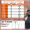 Milwaukee Leather MLL4545 Women's Black Naked Leather Lightweight Classic 4-Snap V-Neck Motorcycle Rider Vest