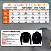 Milwaukee Leather MLM1526 Men's Black 'Stay Cool' Black Leather Sporty Motorcycle Jacket with Cool-Tec