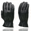 Milwaukee Leather SH734 Men's Black Thermal Lined Leather Motorcycle Hand Gloves W/ Sinch Wrist Closure