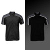 Milwaukee Motorcycle Clothing Co. Men’s Blk/Grey Mechanic Work Shirt – w / Reflective Strip, Rider‑Built MDM11601