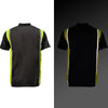 Milwaukee Motorcycle Clothing Co. Men’s Blk/Green Mechanic Work Shirt – w / Reflective Strip, Rider‑Built MDM11611