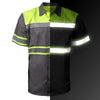 Milwaukee Motorcycle Clothing Co. Men’s Safeway Green/Grey Mechanic Rider Ready Shirt w/ Reflective Strip MDM11615