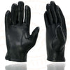 Milwaukee Leather MG7720 Women's Black Perforated Leather Full Finger Motorcycle Hand Gloves W/ Breathable ‘Open Knuckle’