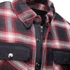 Milwaukee Leather Men's Heavy-Duty Checkered Flannel Riding Shirt - Warm Lined - Zippered Hand Pockets - MPM1637