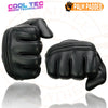 Milwaukee Leather MG7536 Men's Black Leather Gel Palm Motorcycle Gloves w/ Flex Knuckles and Cool-Tec Treatment