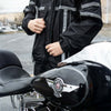 NexGen SH2331 Men's Black Water Resistant Rain Suit with Reflective Tape