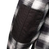 Milwaukee Leather Men's Heavy-Duty Checkered Flannel Riding Shirt - Warm Lined - Zippered Hand Pockets - MPM1638