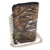 Milwaukee Leather MLW7803 Men's 6” Camouflage Bi-Fold Leather Wallet w/ Anti-Theft Stainless Steel Chain