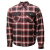 Milwaukee Leather Men's Heavy-Duty Checkered Flannel Riding Shirt - Warm Lined - Zippered Hand Pockets - MPM1637