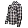 Milwaukee Leather Men's Heavy-Duty Checkered Flannel Riding Shirt - Warm Lined - Zippered Hand Pockets - MPM1638