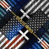 Hot Leathers BAB1096 Flag Cross Bandana