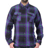 Hot Leathers FLM2011 Men's Voodoo Flannel Long Sleeve Shirt