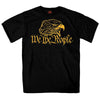 Hot Leathers GMS1515 Men’s Black 'We the People' Black T-Shirt