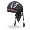 Hot Leathers HWH1047  Skull Face Headwrap