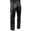 Milwaukee Leather | Classic Fit 5 Pocket Leather Pants for Men - Premium Leather Motorcycle Riding Pants - LKM5790