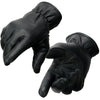 Milwaukee Leather MG7715 Women's Black Leather Thermal Lined Motorcycle Hand Gloves W/ Sinch Wrist Closure