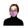 Milwaukee Leather MP7924FM Ladies 'Black and PInk' 100 % Cotton Protective Face Mask with Optional Filter Pocket