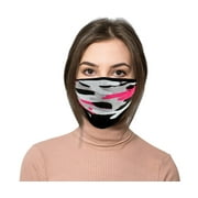 Milwaukee Leather MP7924FM Ladies 'Camouflage Pink' 100 % Cotton Protective Face Mask with Optional Filter Pocket