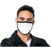 Milwaukee Leather MP7924FM 'White with Black Trim' USA Made 100 % Cotton Protective Face Mask