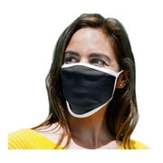 Milwaukee Leather (Multi-Pack) MP7924FM 'Black and White' 100 % Cotton Protective Face Mask with Optional Filter Pocket