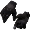 Milwaukee Leather SH761 Men's Black Textile Padded Knuckle Mechanics Gloves with Amara Palm