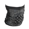 ZanHeadgear TF101 Motley Tube Fleece Lined Black Paisley