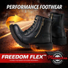 Milwaukee Motorcycle Clothing Company MB408EEE Men's EEE Wide Black Accelerator Motorcycle Leather Boots