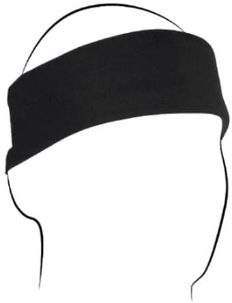 ZanHeadgear B017 100% Cotton Premium Black Bandanna